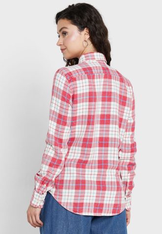Camisas de botones a cuadros Ralph Lauren rosas para mujer Camisas de botones a cuadros Ralph Lauren rosas para mujer