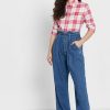 Camisas de botones a cuadros Ralph Lauren rosas para mujer Camisas de botones a cuadros Ralph Lauren rosas para mujer