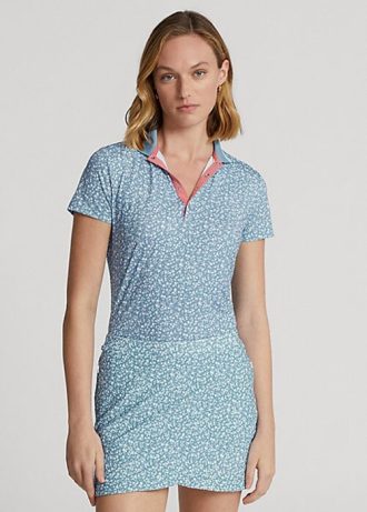 Camisas de jersey con estampado floral de Ralph Lauren para mujer en azul marino Camisas de jersey con estampado floral de Ralph Lauren para mujer en azul marino