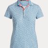 Camisas de jersey con estampado floral de Ralph Lauren para mujer en azul marino Camisas de jersey con estampado floral de Ralph Lauren para mujer en azul marino