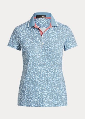 Camisas de jersey con estampado floral de Ralph Lauren para mujer en azul marino Camisas de jersey con estampado floral de Ralph Lauren para mujer en azul marino
