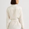 Camisas de lino con cinturón Ralph Lauren blancas para mujer Camisas de lino con cinturón Ralph Lauren blancas para mujer