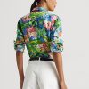 Camisas de lino con estampado floral multicolor de Ralph Lauren para mujer Camisas de lino con estampado floral multicolor de Ralph Lauren para mujer