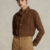 Camisas de lino de corte relajado Ralph Lauren para mujer en color marrón Camisas de lino de corte relajado Ralph Lauren para mujer en color marrón