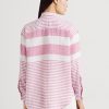 Camisas de lino oversize a rayas de Ralph Lauren en color rosa para mujer Camisas de lino oversize a rayas de Ralph Lauren en color rosa para mujer