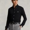 Camisas de malla de peso pluma Ralph Lauren negras para hombre Camisas de malla de peso pluma Ralph Lauren negras para hombre