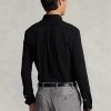 Camisas de malla de peso pluma Ralph Lauren negras para hombre Camisas de malla de peso pluma Ralph Lauren negras para hombre