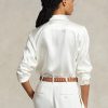 Camisas de seda morera Ralph Lauren para mujer en color crema Camisas de seda morera Ralph Lauren para mujer en color crema