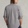 Camisas de trabajo Ralph Lauren Classic Chino de corte gris para hombre Camisas de trabajo Ralph Lauren Classic Chino de corte gris para hombre