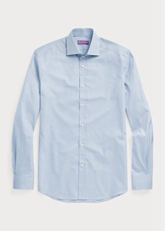 Camisas formales de cuadros vichy azules de Ralph Lauren para hombre