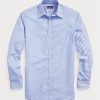 Camisas formales de popelina a rayas azules de Ralph Lauren para hombre Camisas formales de popelina a rayas azules de Ralph Lauren para hombre