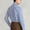 Camisas formales de popelina a rayas de corte personalizado Ralph Lauren Regent para hombre en azul Camisas formales de popelina a rayas de corte personalizado Ralph Lauren Regent para hombre en azul