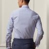 Camisas formales de popelina con puños franceses y rayas bengalíes de Ralph Lauren para hombre en azul Camisas formales de popelina con puños franceses y rayas bengalíes de Ralph Lauren para hombre en azul