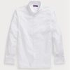 Camisas formales de popelina Ralph Lauren Keaton blancas para hombre