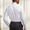 Camisas formales de popelina Ralph Lauren Keaton blancas para hombre