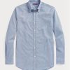 Camisas formales de sarga de cuadros vichy azules de Ralph Lauren para hombre, fáciles de cuidar Camisas formales de sarga de cuadros vichy azules de Ralph Lauren para hombre, fáciles de cuidar