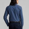 Camisas formales Ralph Lauren de corte entallado a cuadros dobby para hombre en azul marino Camisas formales Ralph Lauren de corte entallado a cuadros dobby para hombre en azul marino