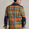 Camisas híbridas de franela a cuadros Ralph Lauren multicolor para hombre Camisas híbridas de franela a cuadros Ralph Lauren multicolor para hombre