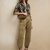 Camisas negras metalizadas con volantes Keara de Ralph Lauren para mujer Camisas negras metalizadas con volantes Keara de Ralph Lauren para mujer