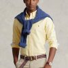 Camisas Oxford Ralph Lauren de corte entallado amarillas para hombre Camisas Oxford Ralph Lauren de corte entallado amarillas para hombre