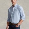 Camisas Oxford Ralph Lauren de corte entallado para hombre en azul Camisas Oxford Ralph Lauren de corte entallado para hombre en azul