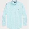 Camisas Oxford Ralph Lauren de corte entallado para hombre en azul Camisas Oxford Ralph Lauren de corte entallado para hombre en azul