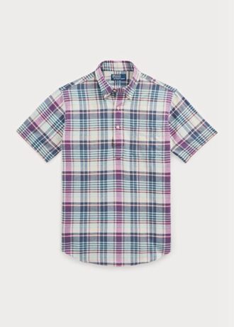 Camisas popover de madrás de corte clásico Ralph Lauren multicolor para hombre Camisas popover de madrás de corte clásico Ralph Lauren multicolor para hombre