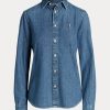 Camisas vaqueras azules Ralph Lauren para mujer Camisas vaqueras azules Ralph Lauren para mujer