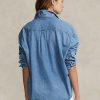 Camisas vaqueras oversize azules de Ralph Lauren para mujer Camisas vaqueras oversize azules de Ralph Lauren para mujer