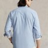 Camisas vaqueras Oxford de corte clásico Ralph Lauren azules para hombre Camisas vaqueras Oxford de corte clásico Ralph Lauren azules para hombre