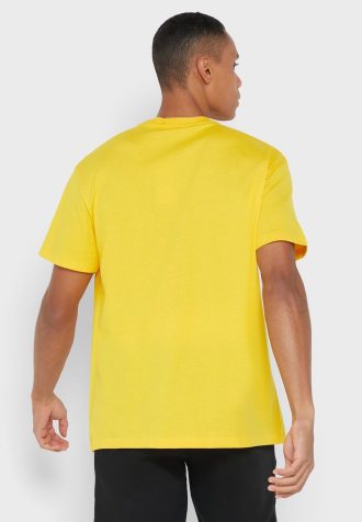 Camisetas amarillas de cuello redondo con el logotipo de Ralph Lauren para hombre Camisetas amarillas de cuello redondo con el logotipo de Ralph Lauren para hombre