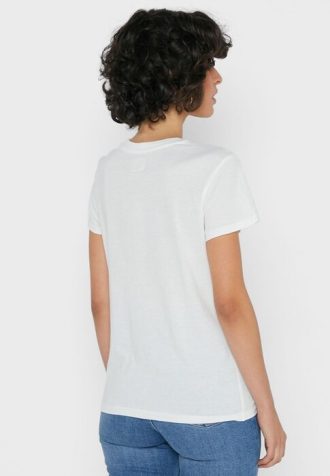 Camisetas blancas con cuello redondo y gráficos de Ralph Lauren para mujer