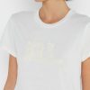 Camisetas blancas con cuello redondo y gráficos de Ralph Lauren para mujer