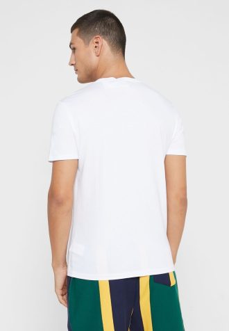 Camisetas blancas de cuello redondo con el logotipo de Ralph Lauren para hombre Camisetas blancas de cuello redondo con el logotipo de Ralph Lauren para hombre