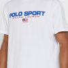 Camisetas blancas de cuello redondo con el logotipo de Ralph Lauren para hombre