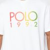 Camisetas blancas de cuello redondo con el logotipo de Ralph Lauren para hombre Camisetas blancas de cuello redondo con el logotipo de Ralph Lauren para hombre