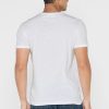 Camisetas blancas de cuello redondo con eslogan de Ralph Lauren para hombre Camisetas blancas de cuello redondo con eslogan de Ralph Lauren para hombre