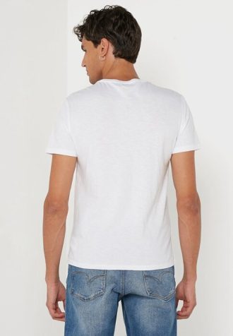 Camisetas blancas de cuello redondo estampadas de Ralph Lauren para hombre Camisetas blancas de cuello redondo estampadas de Ralph Lauren para hombre