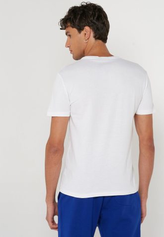 Camisetas blancas de cuello redondo estampadas de Ralph Lauren para hombre Camisetas blancas de cuello redondo estampadas de Ralph Lauren para hombre