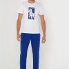 Camisetas blancas de cuello redondo estampadas de Ralph Lauren para hombre