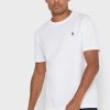 Camisetas blancas de cuello redondo Ralph Lauren Essential para hombre Camisetas blancas de cuello redondo Ralph Lauren Essential para hombre