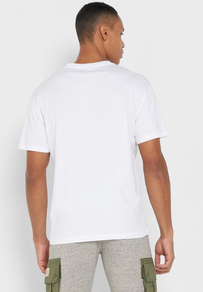 Camisetas blancas de cuello redondo Ralph Lauren Essential para hombre Camisetas blancas de cuello redondo Ralph Lauren Essential para hombre