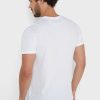 Camisetas blancas de cuello redondo Ralph Lauren Essential para hombre Camisetas blancas de cuello redondo Ralph Lauren Essential para hombre
