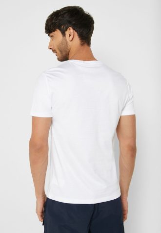 Camisetas blancas de cuello redondo Ralph Lauren Essential para hombre Camisetas blancas de cuello redondo Ralph Lauren Essential para hombre