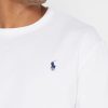 Camisetas blancas de cuello redondo Ralph Lauren Essential para hombre Camisetas blancas de cuello redondo Ralph Lauren Essential para hombre