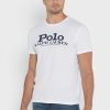 Camisetas blancas Ralph Lauren con logo en el pecho para hombre