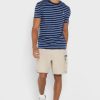 Camisetas de cuello redondo a rayas de Ralph Lauren para hombre en azul