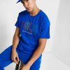 Camisetas de cuello redondo con el logotipo de Ralph Lauren para hombre en azul