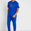 Camisetas de cuello redondo con el logotipo de Ralph Lauren para hombre en azul