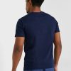 Camisetas de cuello redondo con el logotipo de Ralph Lauren para hombre en azul marino Camisetas de cuello redondo con el logotipo de Ralph Lauren para hombre en azul marino